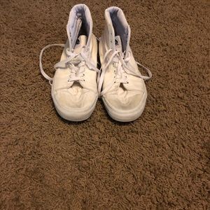 White high top vans